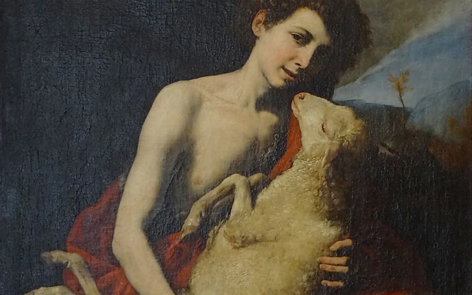 'Saint Jean Baptiste enfant avec l'agneau', Jusepe de Ribera, vers 1630. Amiens, musée de Picardie.