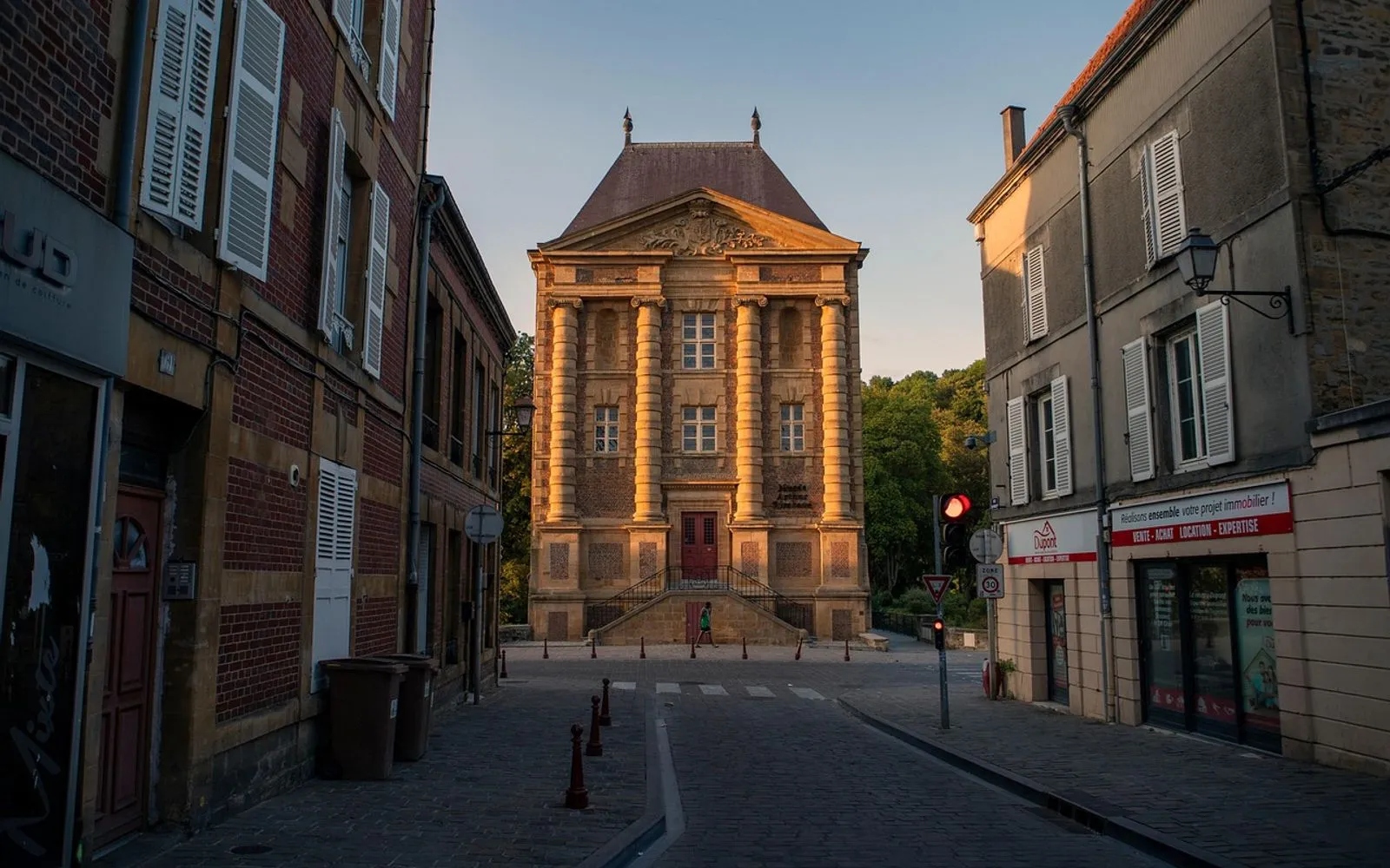 charleville-mezieres, france, architecture, street, nature, sunset
