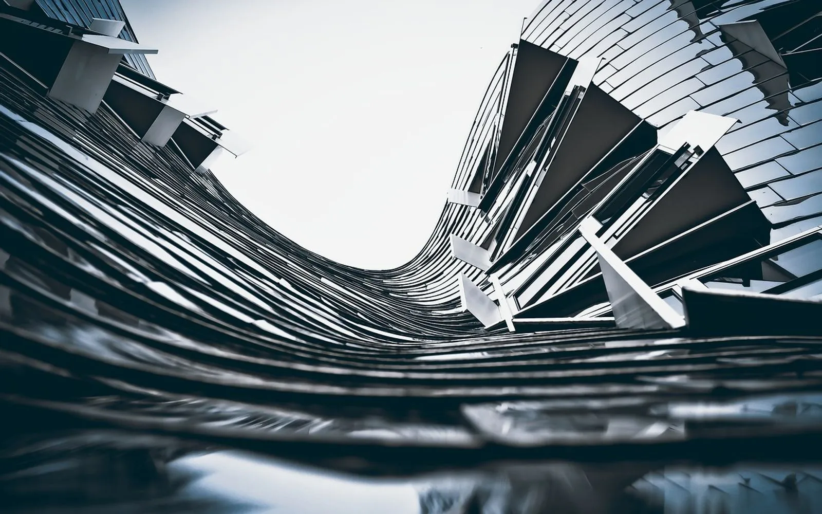 abstract, building, architecture, modern, skyscraper, city, urban, windows, facade, reflection, düsseldorf, germany, abstract, abstract, abstract, abstract, abstract