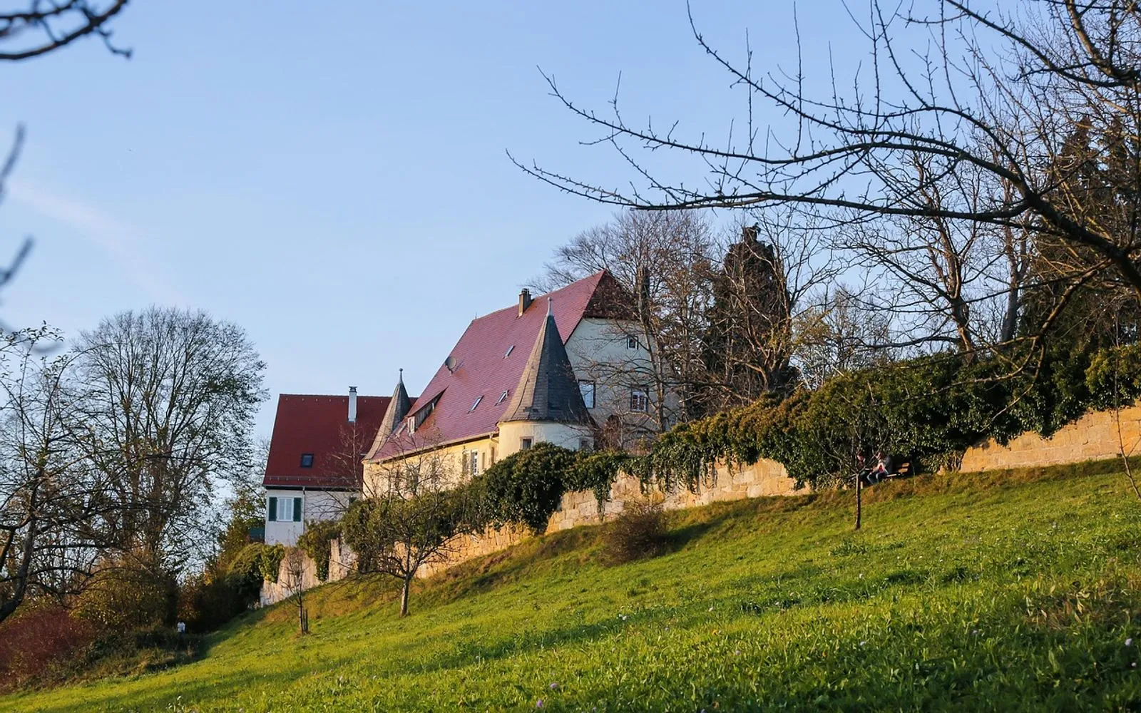 the monastery of adelberg, monastery, göppingen, monastery wall