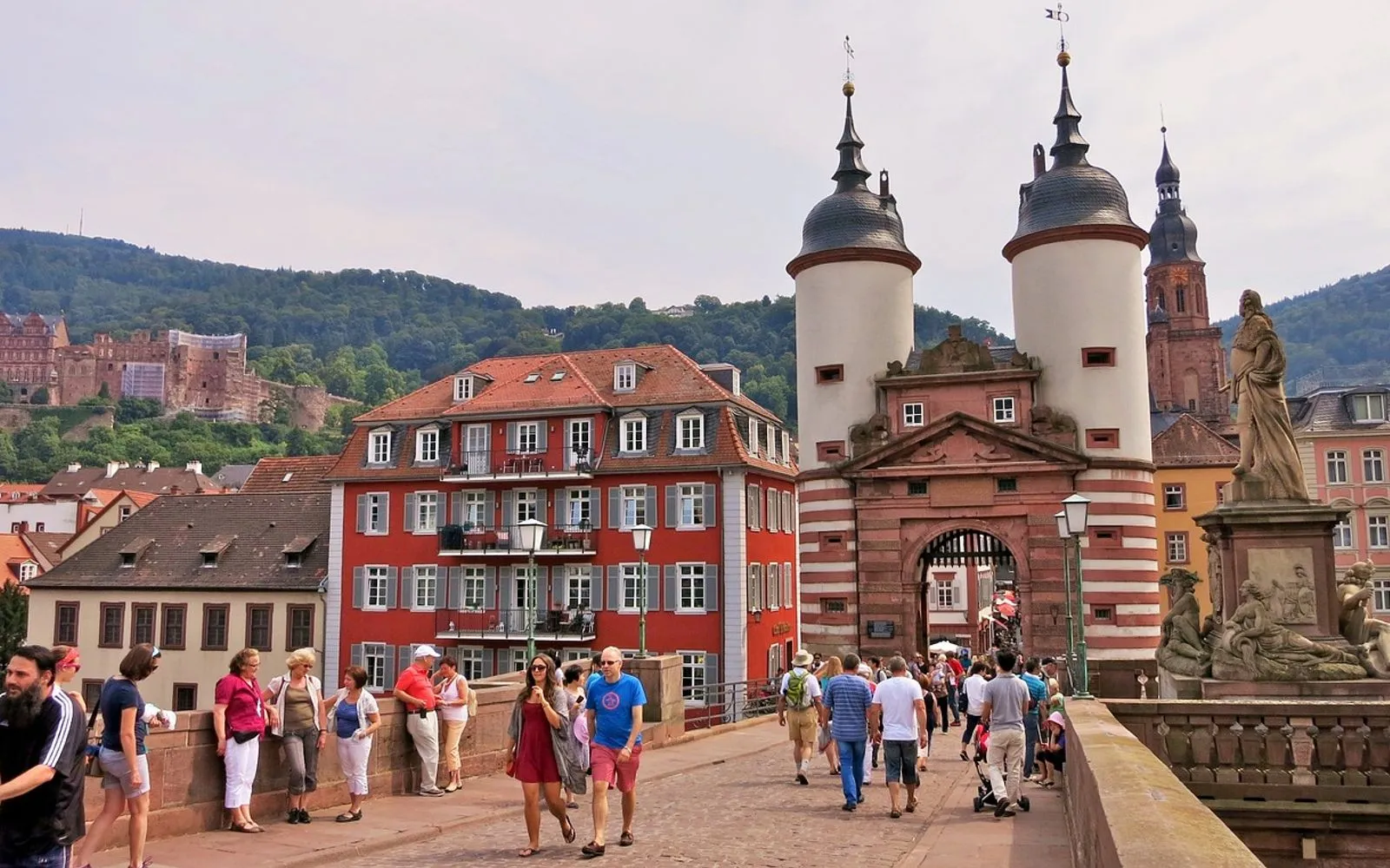 germany, heidelberg, city gate, historic center, bridge, architecture, building, heidelberger schloss, flow, heidelberg, heidelberg, heidelberg, heidelberg, heidelberg
