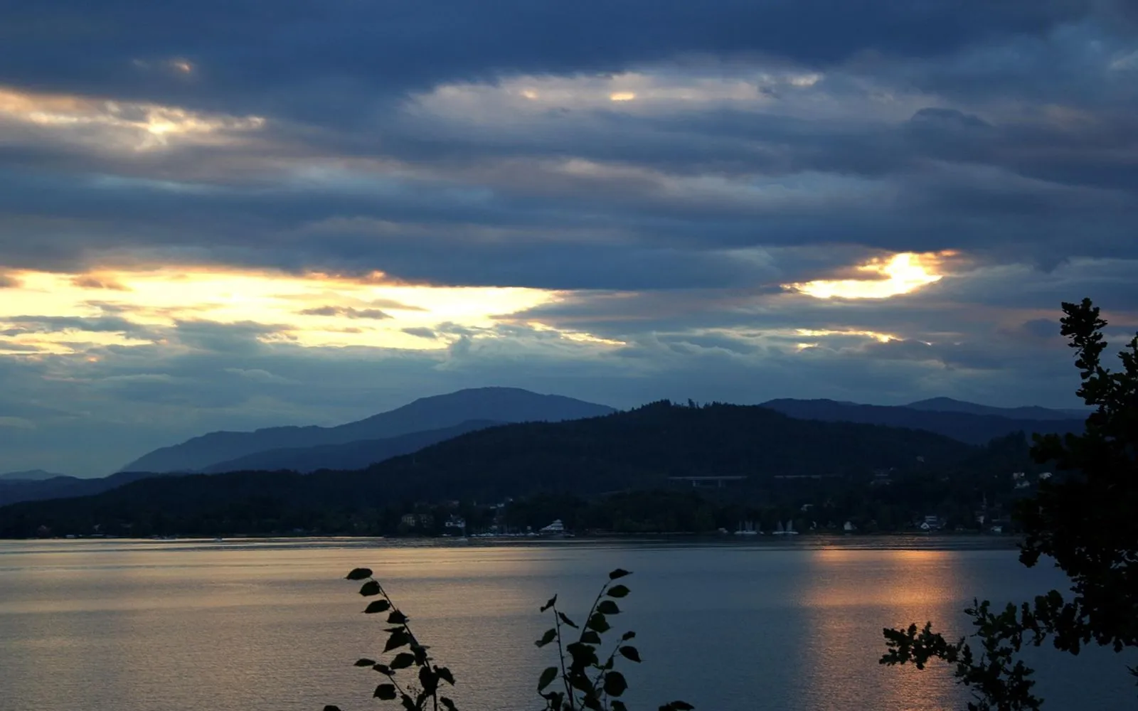 wörthersee klagenfurt, nature, austria, lake, mountains