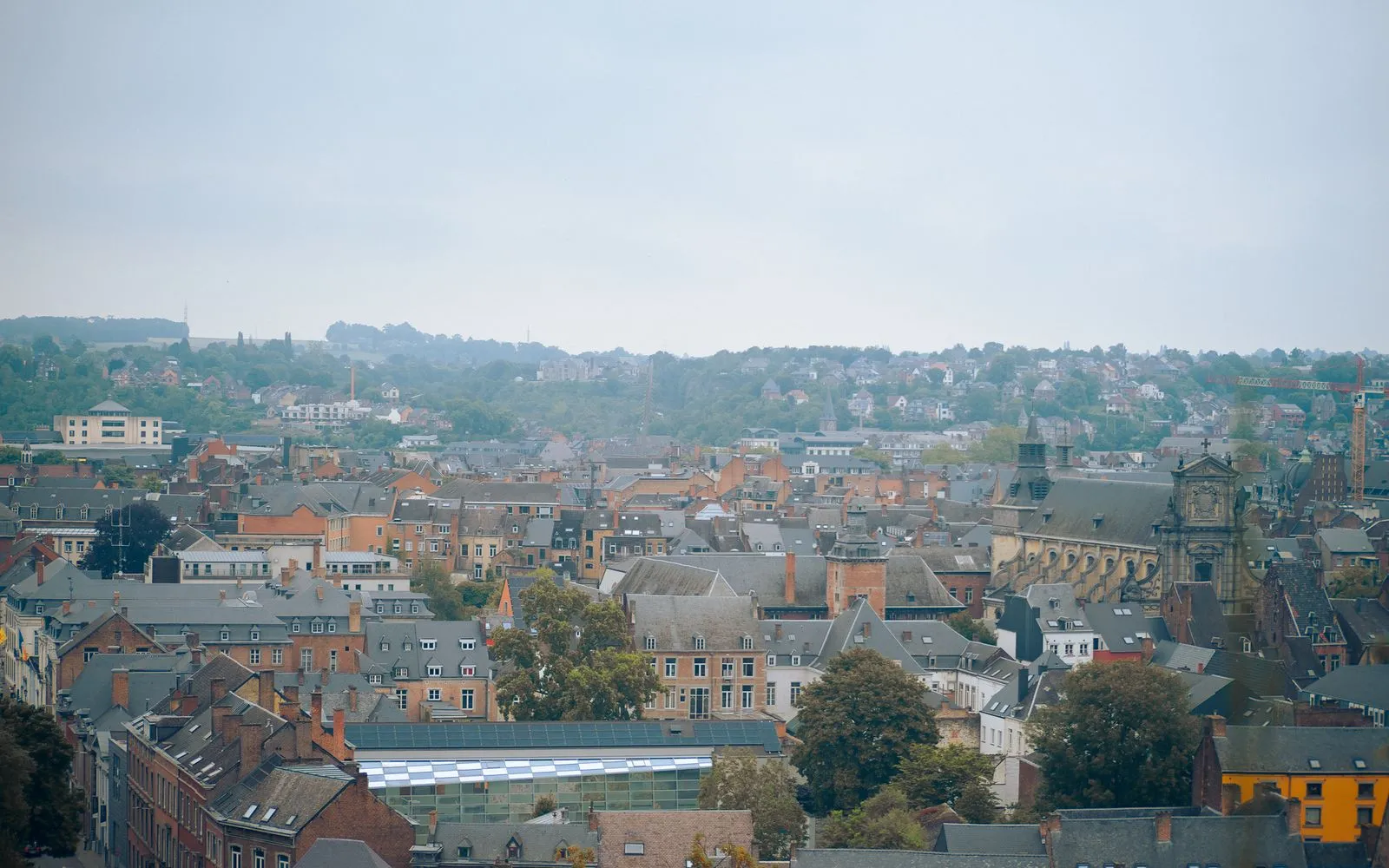 Discover the charming skyline of Namur, Belgium, showcasing historic architecture and scenic views.