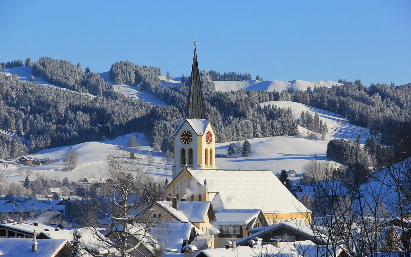 oberstaufen, location view, church, winter, oberstaufen, oberstaufen, oberstaufen, oberstaufen, oberstaufen, church, church, church