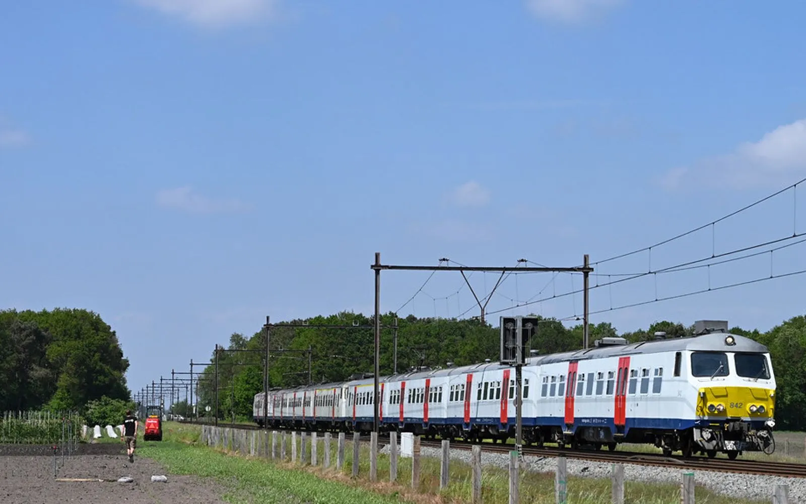 de trein van Roosendaal naar Antwerpen