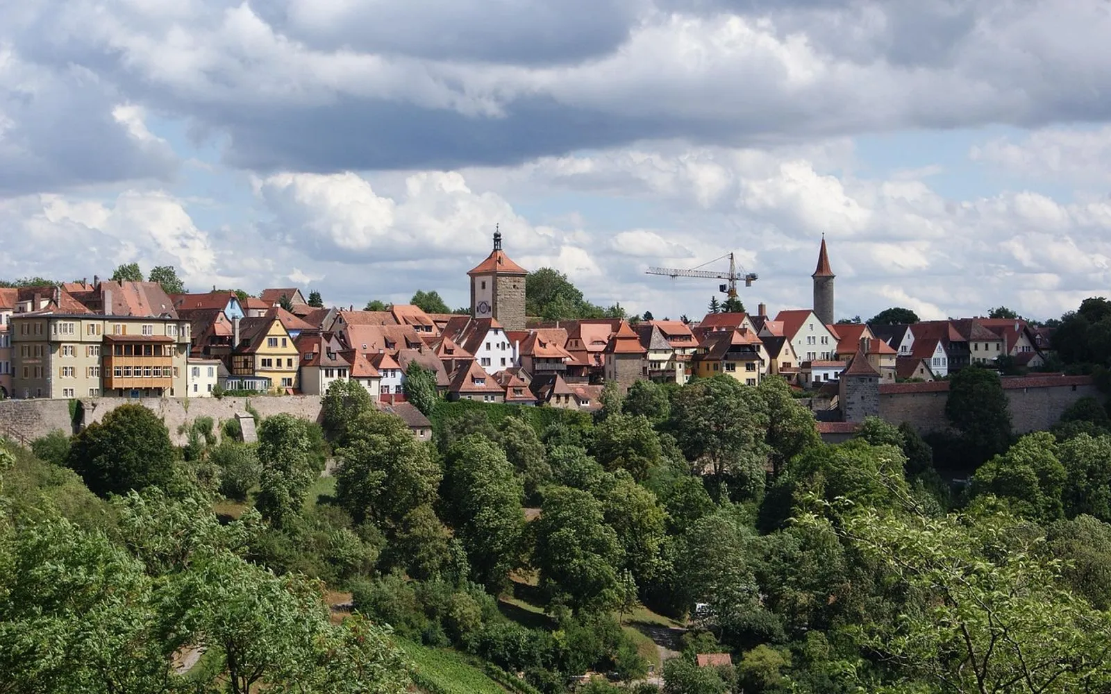 rothenburg ob der tauber, landscape, city, germany, bavarian, town, tourism