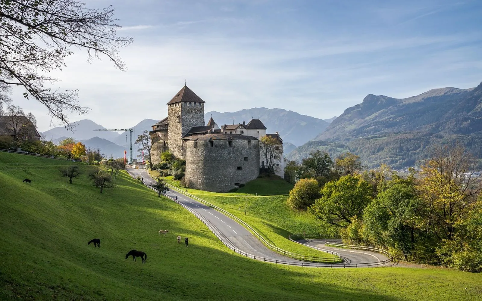castle, fortress, liechtenstein, vaduz, landmark, alps, mountains, castle vaduz, nature, vaduz castle, principality of liechtenstein, principality of, prince, noble, gentlemanly, house of lords, rhine valley, middle ages